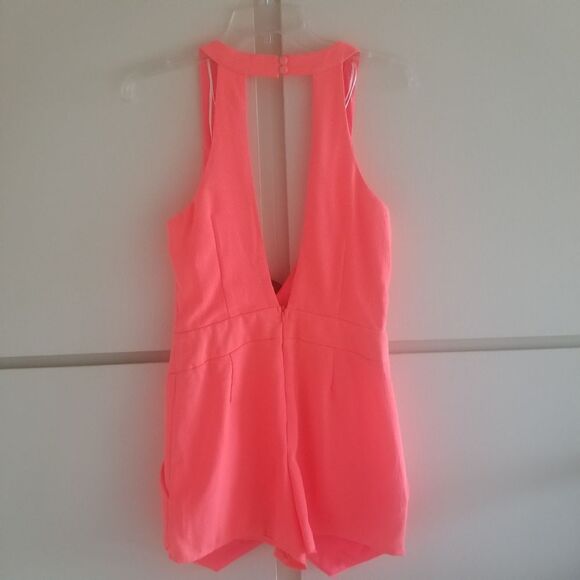 Paradisco Neon Orange Skort Romper, sz. 8, NWT - Picture 5 of 8